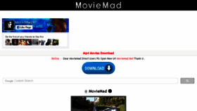 What Moviemad.in website looked like in 2017 (6 years ago)