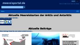 What Meereisportal.de website looked like in 2017 (6 years ago)