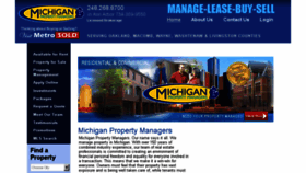 What Michiganpropertymanagers.com website looked like in 2017 (6 years ago)
