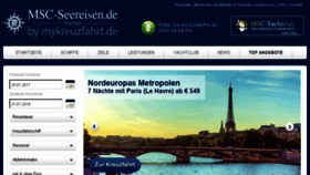What Msc-seereisen.de website looked like in 2017 (6 years ago)