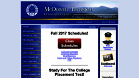 What Mcdowelltech.edu website looked like in 2017 (6 years ago)