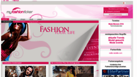 What Myfashionticker.de website looked like in 2017 (6 years ago)