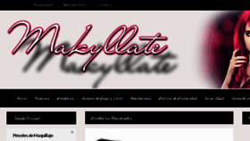What Makyllate.com website looked like in 2017 (6 years ago)