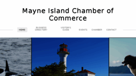 What Mayneislandchamber.ca website looked like in 2017 (6 years ago)