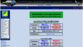 What Meteo17aunis.fr website looked like in 2017 (6 years ago)