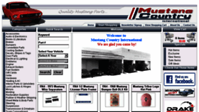 What Mustangcountryintl.com website looked like in 2017 (6 years ago)