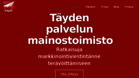 What Mainostoimistopilot.fi website looked like in 2017 (6 years ago)
