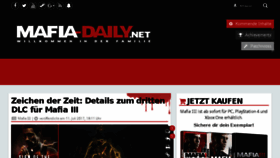 What Mafia-daily.net website looked like in 2017 (6 years ago)