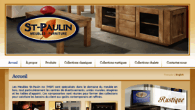 What Meublesstpaulin.com website looked like in 2017 (6 years ago)