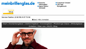 What Meinbrillenglas.de website looked like in 2017 (6 years ago)