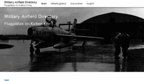 What Mil-airfields.de website looked like in 2017 (6 years ago)