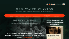 What Megwaiteclayton.com website looked like in 2017 (6 years ago)