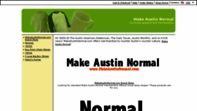 What Makeaustinnormal.com website looked like in 2017 (6 years ago)