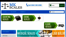 What Mkscales.co.uk website looked like in 2017 (6 years ago)