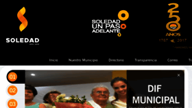 What Municipiosoledad.gob.mx website looked like in 2017 (6 years ago)