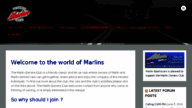 What Marlinownersclub.com website looked like in 2017 (6 years ago)