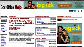 What Moviemojo.com website looked like in 2017 (6 years ago)