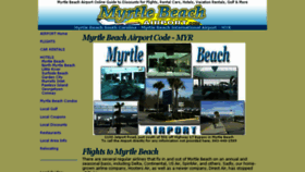 What Myrtlebeachairport.com website looked like in 2017 (6 years ago)
