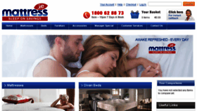 What Mattress.ie website looked like in 2017 (8 years ago)