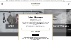 What Moet-hennessy.de website looked like in 2017 (6 years ago)