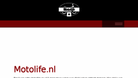 What Motolife.nl website looked like in 2017 (6 years ago)