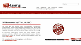 What My-leasingshop.de website looked like in 2017 (6 years ago)