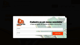 What Memoriasonline.com.br website looked like in 2017 (6 years ago)