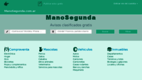 What Manosegunda.com.ar website looked like in 2017 (6 years ago)