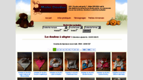 What Misterdoudou.fr website looked like in 2017 (6 years ago)
