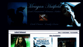 What Meaganhatfield.com website looked like in 2017 (6 years ago)