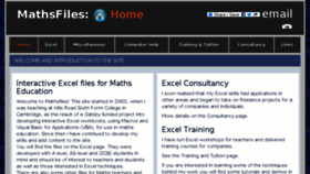 What Mathsfiles.com website looked like in 2017 (6 years ago)