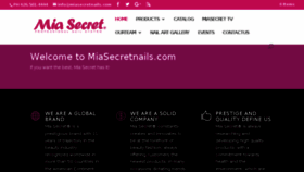 What Miasecretnails.com website looked like in 2017 (6 years ago)