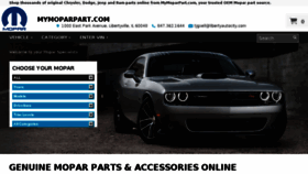 What Mymoparpart.com website looked like in 2017 (6 years ago)