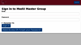 What Medu2.meduapp.com website looked like in 2017 (6 years ago)