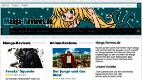What Manga-reviews.de website looked like in 2017 (6 years ago)
