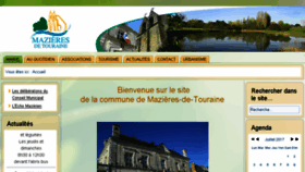 What Mazieresdetouraine.com website looked like in 2017 (6 years ago)