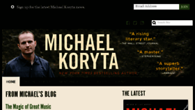 What Michaelkoryta.com website looked like in 2017 (6 years ago)
