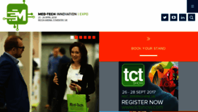What Med-techexpo.com website looked like in 2017 (6 years ago)