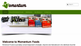 What Momentumfoods.com.au website looked like in 2017 (6 years ago)