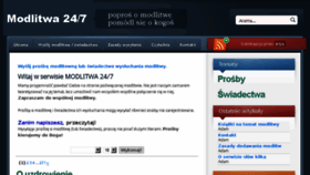 What Modlitwa.chrzescijanin.pl website looked like in 2017 (6 years ago)