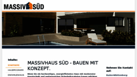 What Massivhaus-sued.de website looked like in 2017 (6 years ago)