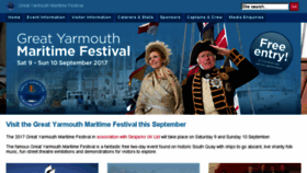 What Maritime-festival.co.uk website looked like in 2017 (6 years ago)