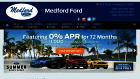 What Medfordford.com website looked like in 2017 (6 years ago)
