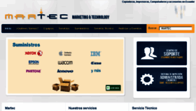What Martec.com.ec website looked like in 2017 (6 years ago)