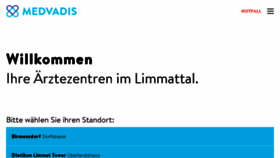 What Medvadis.ch website looked like in 2017 (6 years ago)