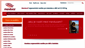 What Manduca.cz website looked like in 2017 (6 years ago)