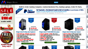 What Magicmicro.com website looked like in 2017 (7 years ago)