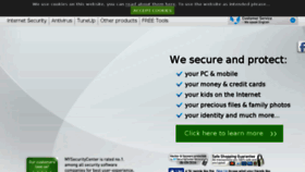 What Mysecuritycenter.com website looked like in 2017 (7 years ago)