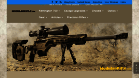 What Modularrifle.com website looked like in 2017 (6 years ago)