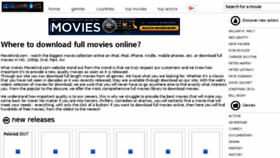 What Moviekind.com website looked like in 2017 (6 years ago)